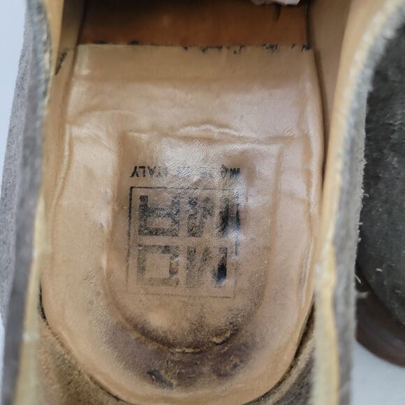 Stringate Moma Uomo Suede Mens Shoes Size 42.5 Fits 10.5 US